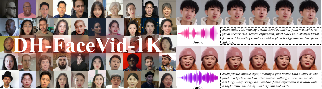 DH-FaceVid-1K dataset overview